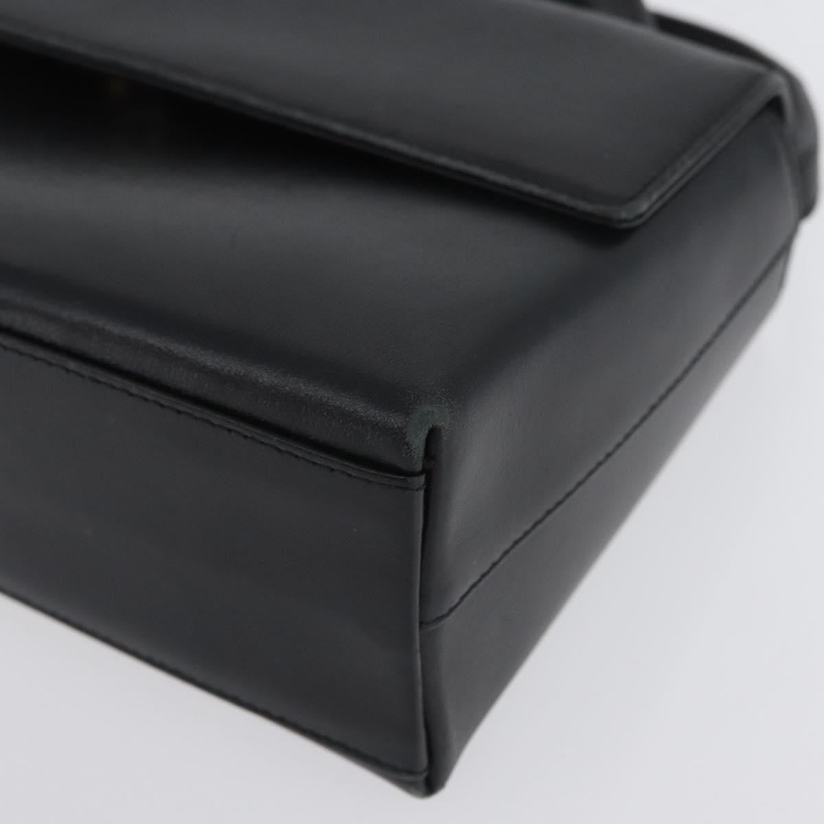 Salvatore Ferragamo Vintage Leather, Black, Leather, Handbag