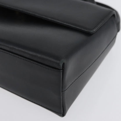 Salvatore Ferragamo Vintage Leather, Black, Leather, Handbag