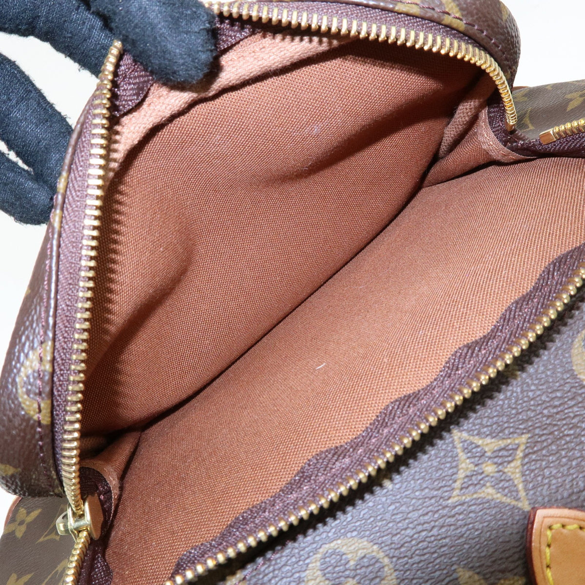 Louis Vuitton Vintage Montsouris Monogram Canvas, Brown, Canvas, Backpack