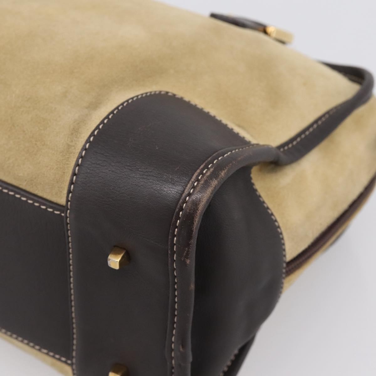 Loewe Amazona Suede, Beige, Suede, Handbag