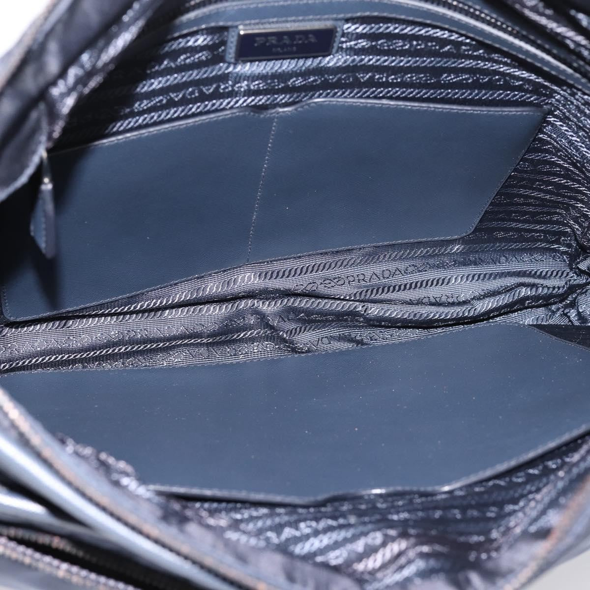 Prada Shoulder Tessuto, Navy, Nylon, Shoulder Bag