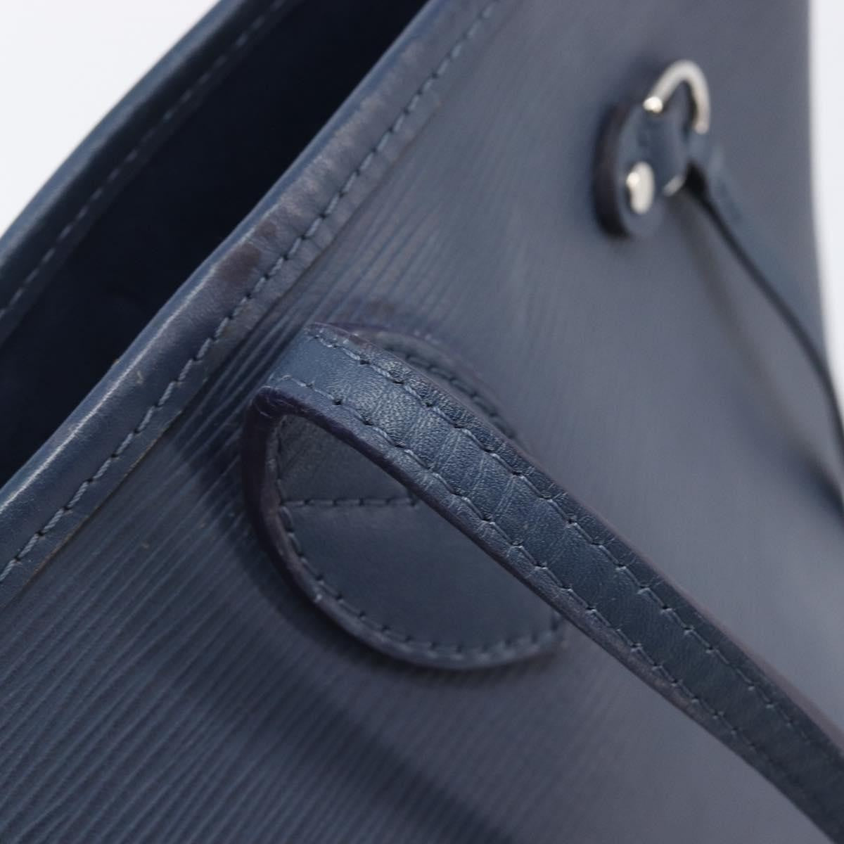 Louis Vuitton Neverfull Epi Leather, Blue, Leather, Tote Bag