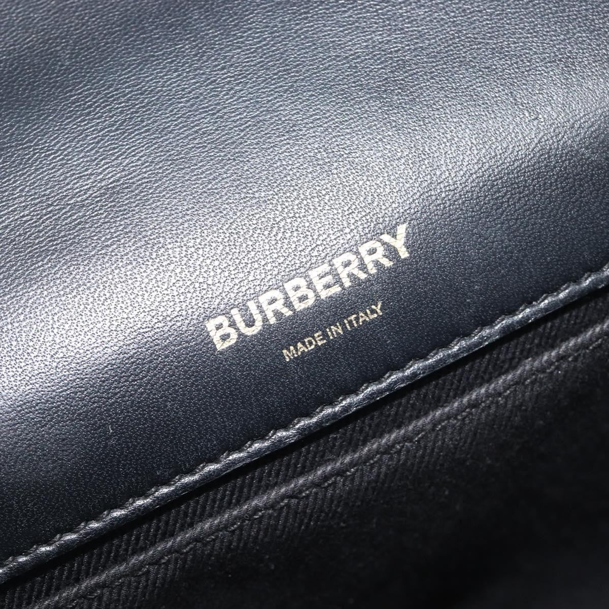 Burberry Lola Wallet on Chain Quilted Leather, Black, Leather, Crossbody Bag
