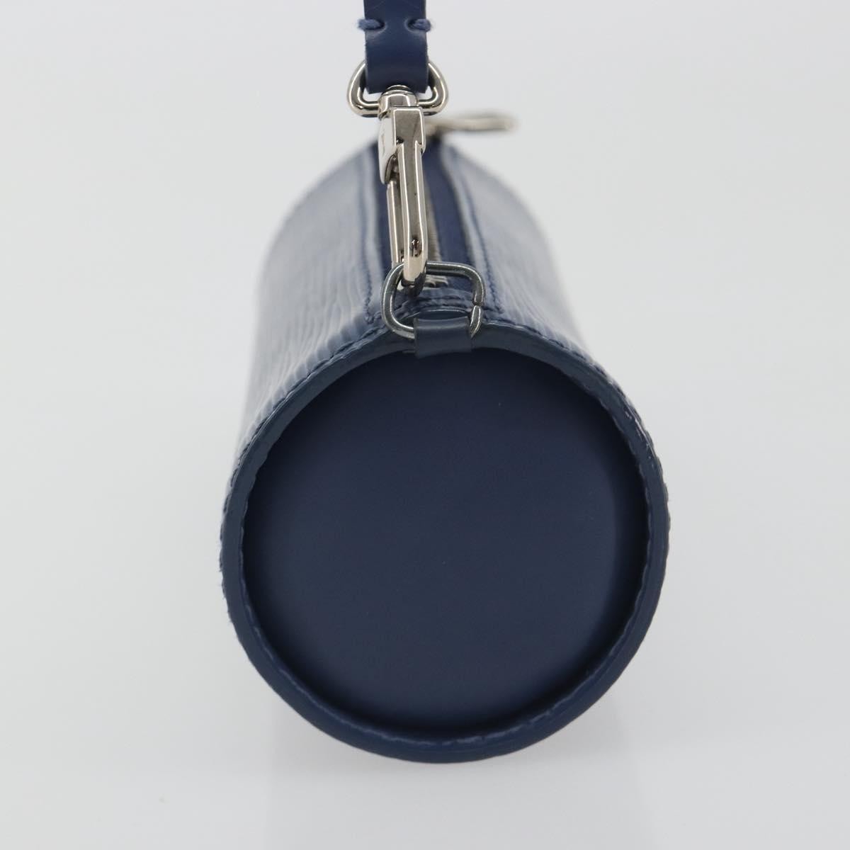 Louis Vuitton Soufflot Pochette Epi Leather, Blue, Leather, Clutch