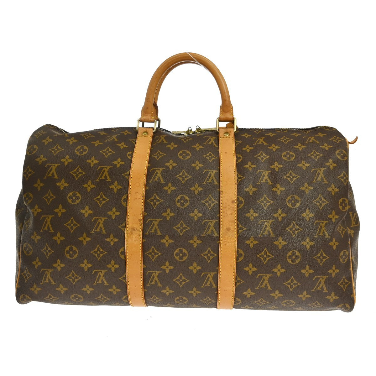 Louis Vuitton Keepall Monogram Canvas, Brown, Canvas, Travel Bag