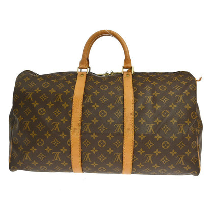 Louis Vuitton Keepall Monogram Canvas, Brown, Canvas, Travel Bag