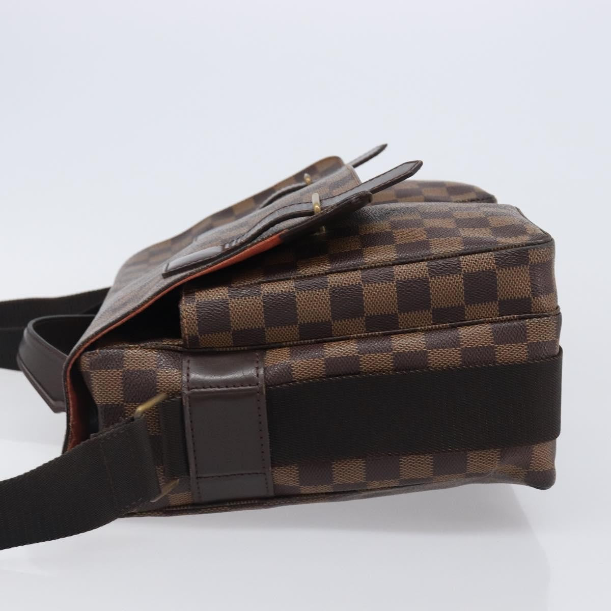 Louis Vuitton Broadway Damier Ebene, Brown, Canvas, Shoulder Bag