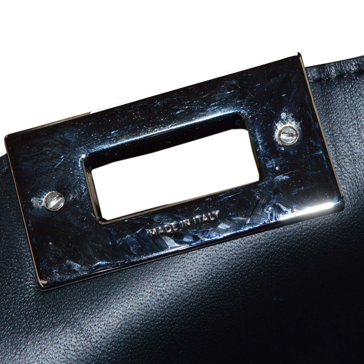Fendi Peekaboo ISeeU Printed Leather, Multicolour, Leather, Handbag