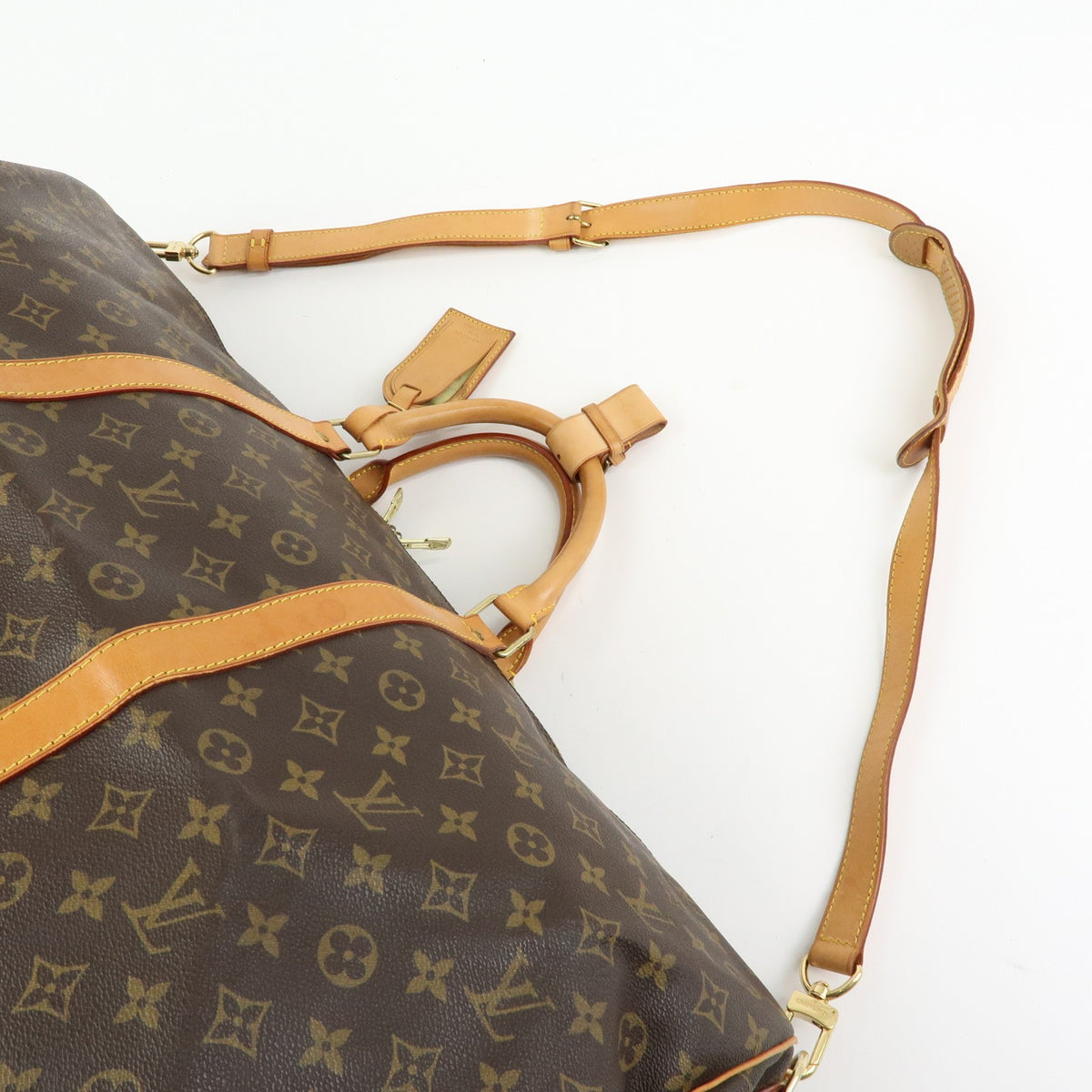 Louis Vuitton Keepall Bandouliere Monogram Canvas, Brown, Canvas, Travel Bag