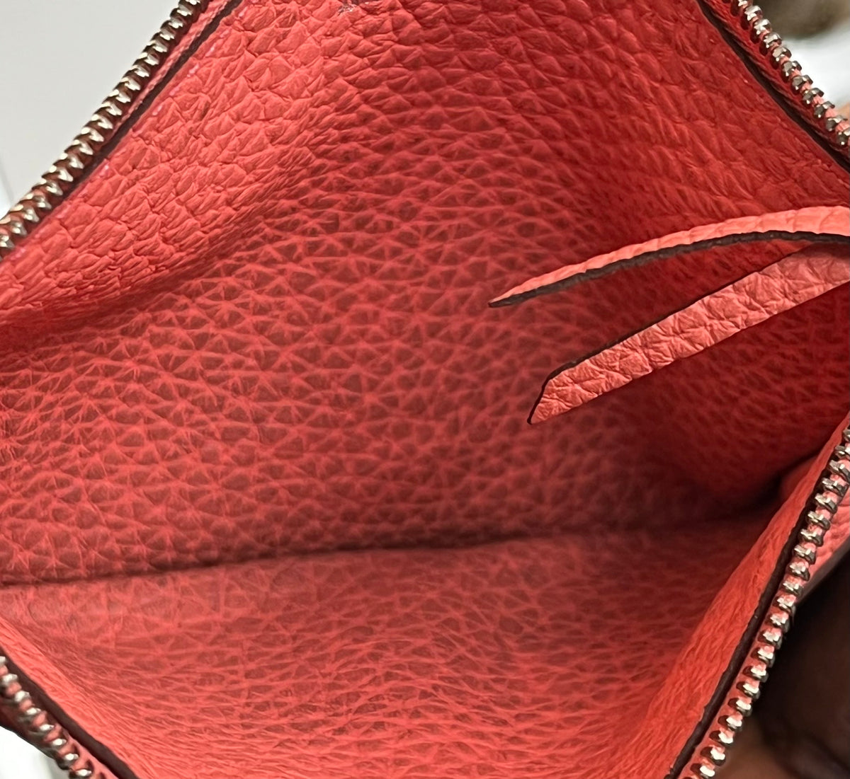 Hermes Dogon Duo Combined Leather, Orange, Leather, Wallet
