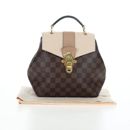 Louis Vuitton Clapton Backpack Damier and Leather, Brown, Canvas, Backpack