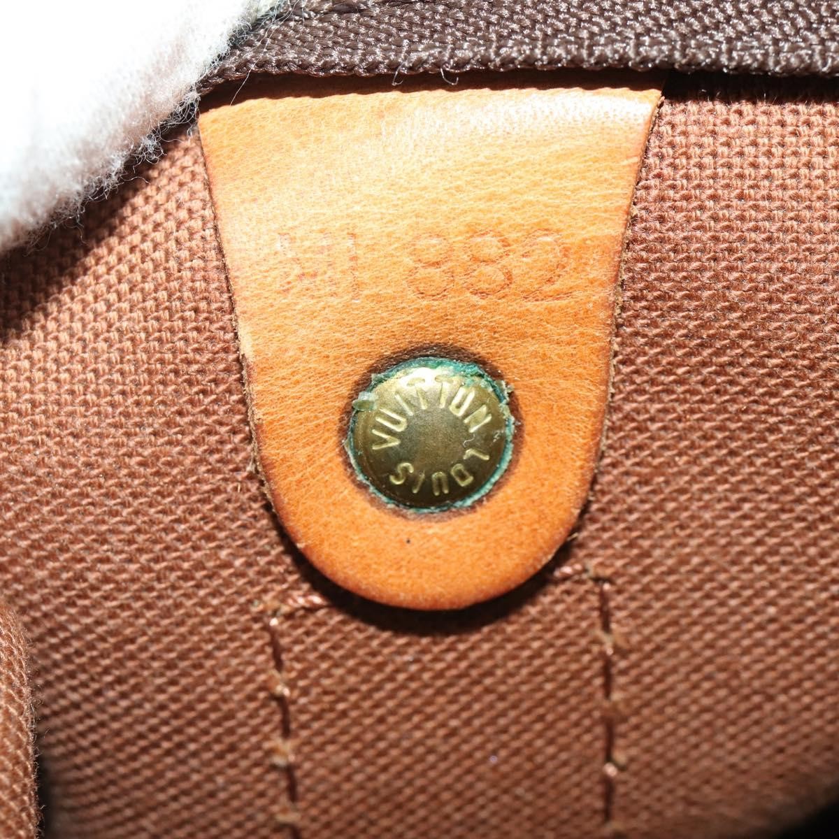 Louis Vuitton Keepall Monogram, Brown, Canvas, Travel Bag