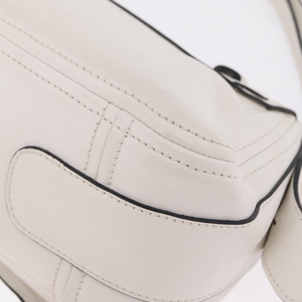 Miu Miu Grace Lux Leather, White, Leather, Shoulder Bag