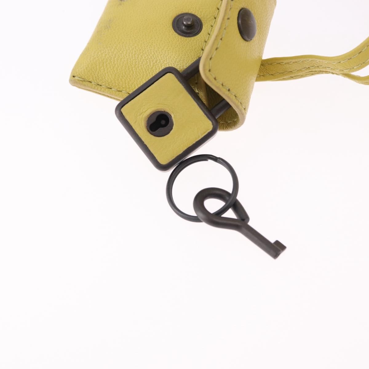 Bottega Veneta Zip Cube Messenger Intrecciato Nappa, Yellow, Leather, Shoulder Bag