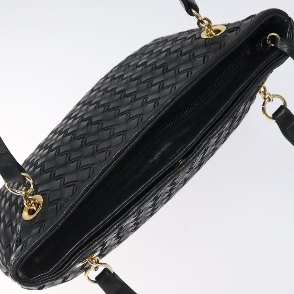 Bally Vintage Quilted leather, Black, Leather, Shoulder Bag