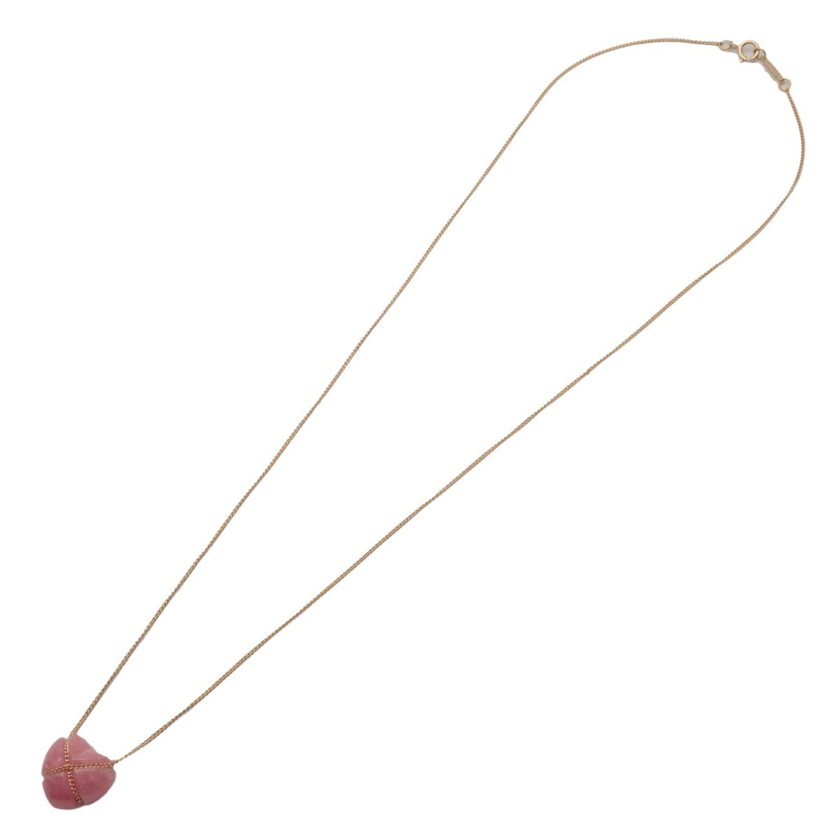 Tiffany & Co. Cross My Heart Pendant 18K Yellow Gold with Amethyst, Gold, Yellow Gold, Necklace