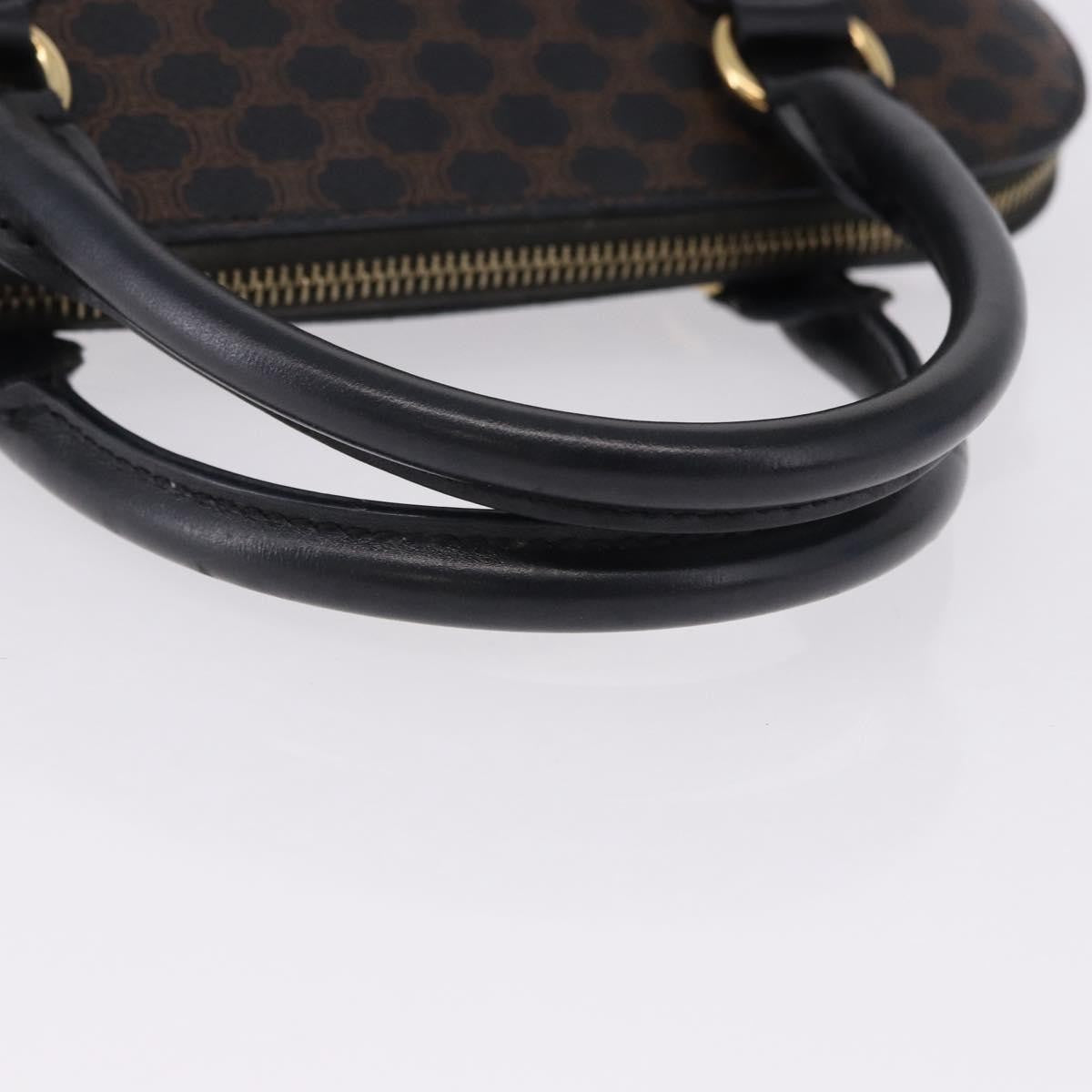 Celine Macadam Toile Triomphe, Black, Canvas, Handbag