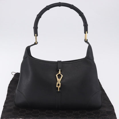 Gucci Bamboo Jackie leather, Black, Leather, Handbag