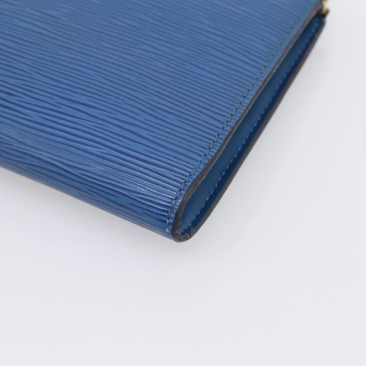 Louis Vuitton Pochette Accessoires Epi Leather, Blue, Leather, Clutch