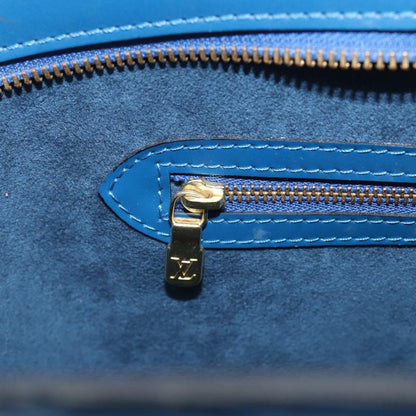 Louis Vuitton Saint Jacques Epi Leather, Blue, Leather, Handbag