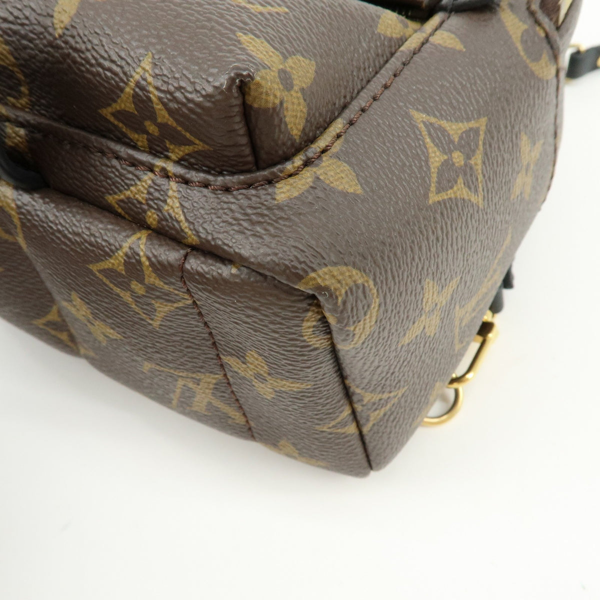 Louis Vuitton Palm Springs Monogram Canvas, Brown, Canvas, Backpack