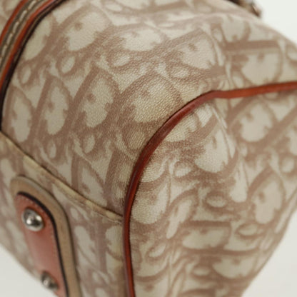 Christian Dior Vintage Trotter Romantique Boston Diorissimo Coated Canvas, Beige, Canvas, Handbag