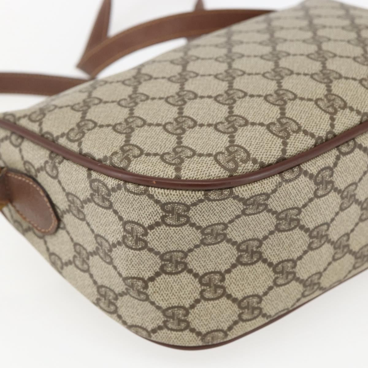 Gucci Vintage Web GG Coated Canvas, Beige, Canvas, Crossbody Bag