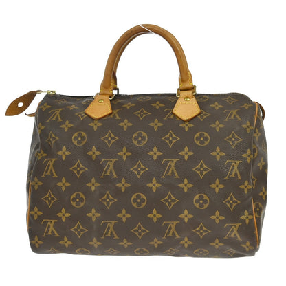 Louis Vuitton Speedy Monogram Canvas, Brown, Canvas, Handbag