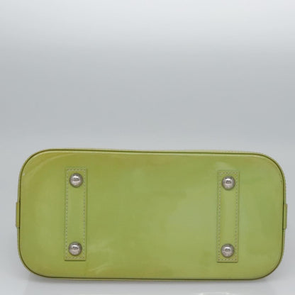Louis Vuitton Alma Electric Epi Leather, Green, Patent Leather, Handbag