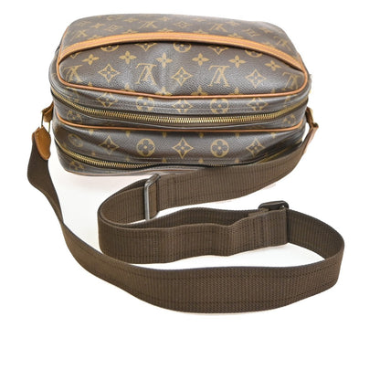 Louis Vuitton Reporter Monogram, Brown, Canvas, Shoulder Bag