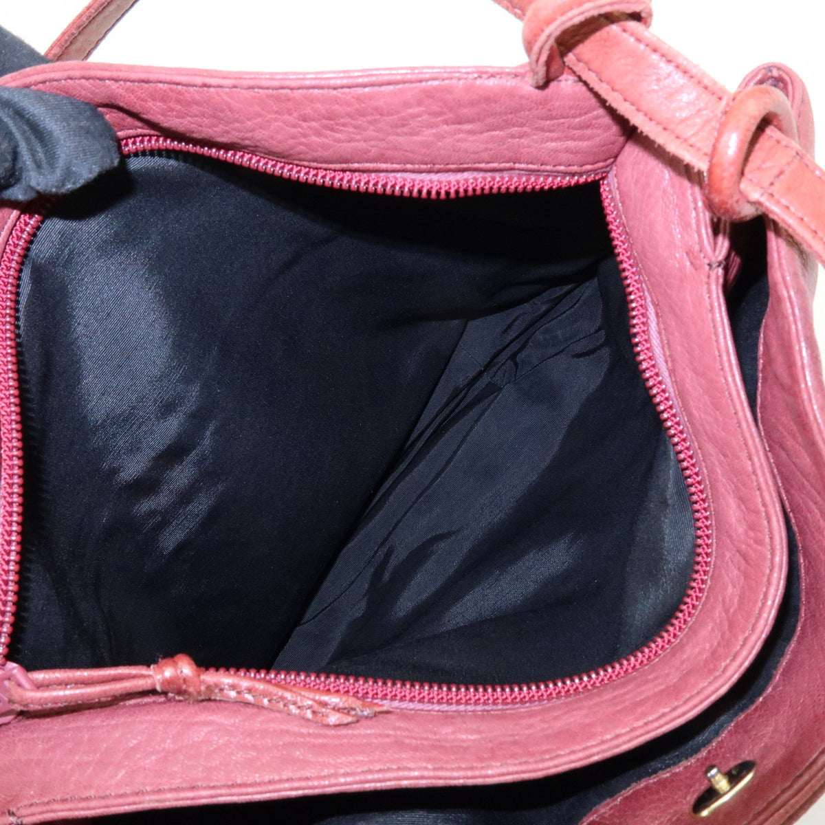 Loewe Anagram Leather, Burgundy, Leather, Tote Bag