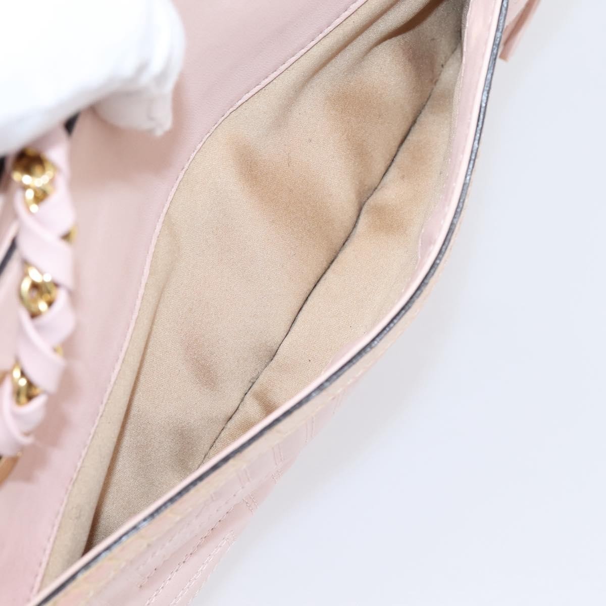 Versace Vintage Tote Leather, Pink, Leather, Tote Bag