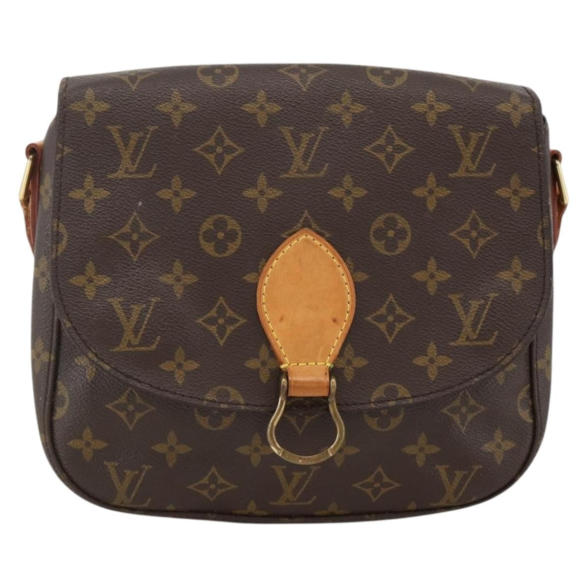 Louis Vuitton Saint Cloud Monogram Canvas, Brown, Canvas, Handbag