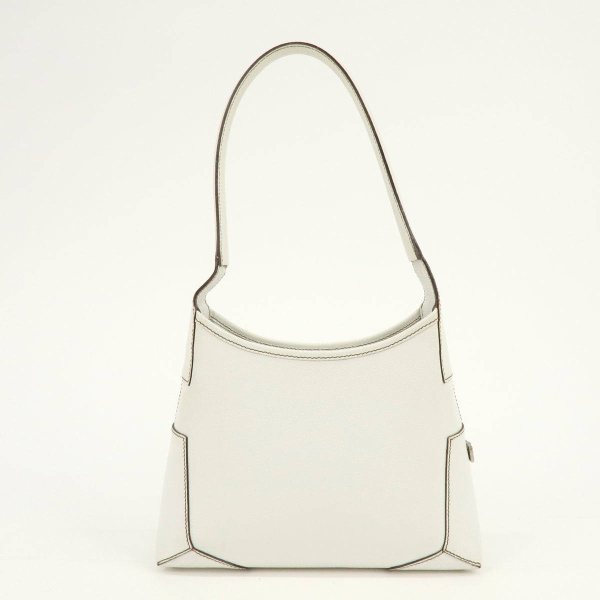 Salvatore Ferragamo Shoulder Bag Leather, White, Leather, Shoulder Bag