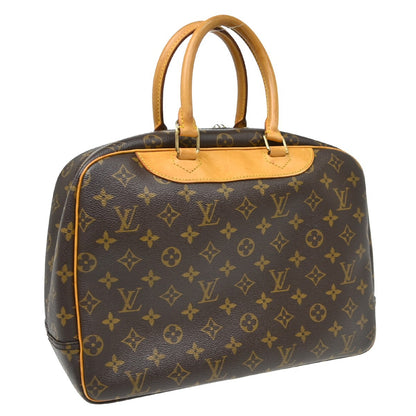 Louis Vuitton Deauville Monogram, Brown, Canvas, Handbag