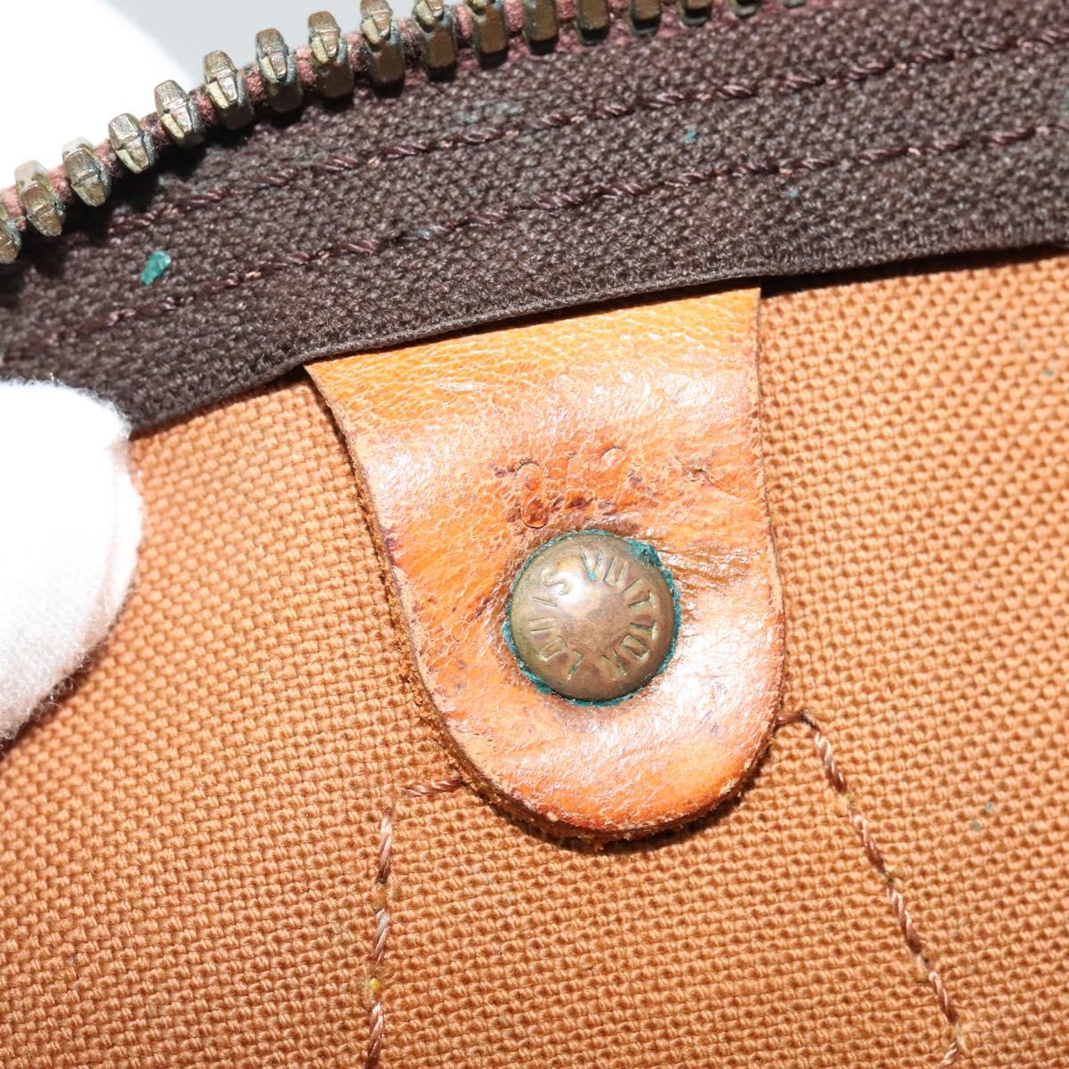 Louis Vuitton Speedy Handbag Monogram Canvas, BROWN, CANVAS, Handbag