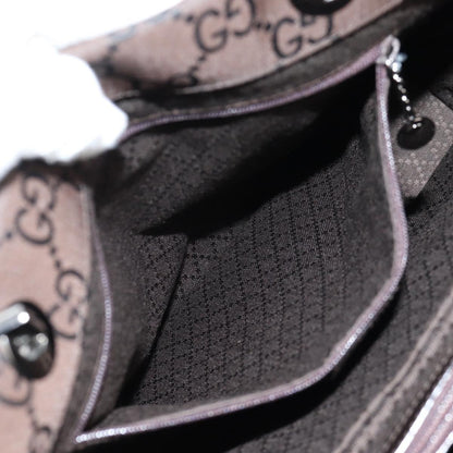 Gucci Bamboo tote bag Canvas, BROWN, CANVAS, Handbag