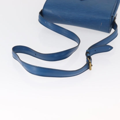 Louis Vuitton Cartouchiere Epi Leather, Blue, Leather, Shoulder Bag