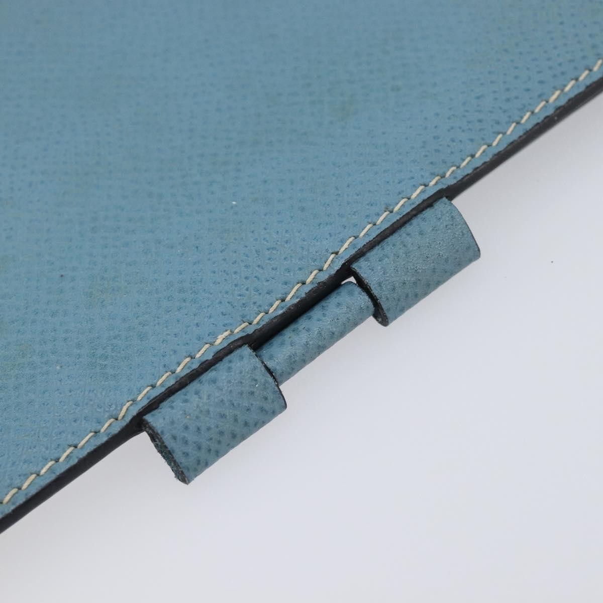 Hermes Vision Agenda Cover Leather, Blue, Leather, Briefcase