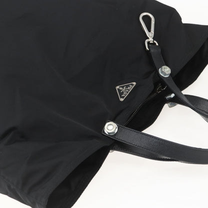Prada Vintage Tote Tessuto, Black, Nylon, Tote Bag