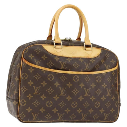 Louis Vuitton Deauville Handbag Monogram Canvas, BROWN, CANVAS, Handbag