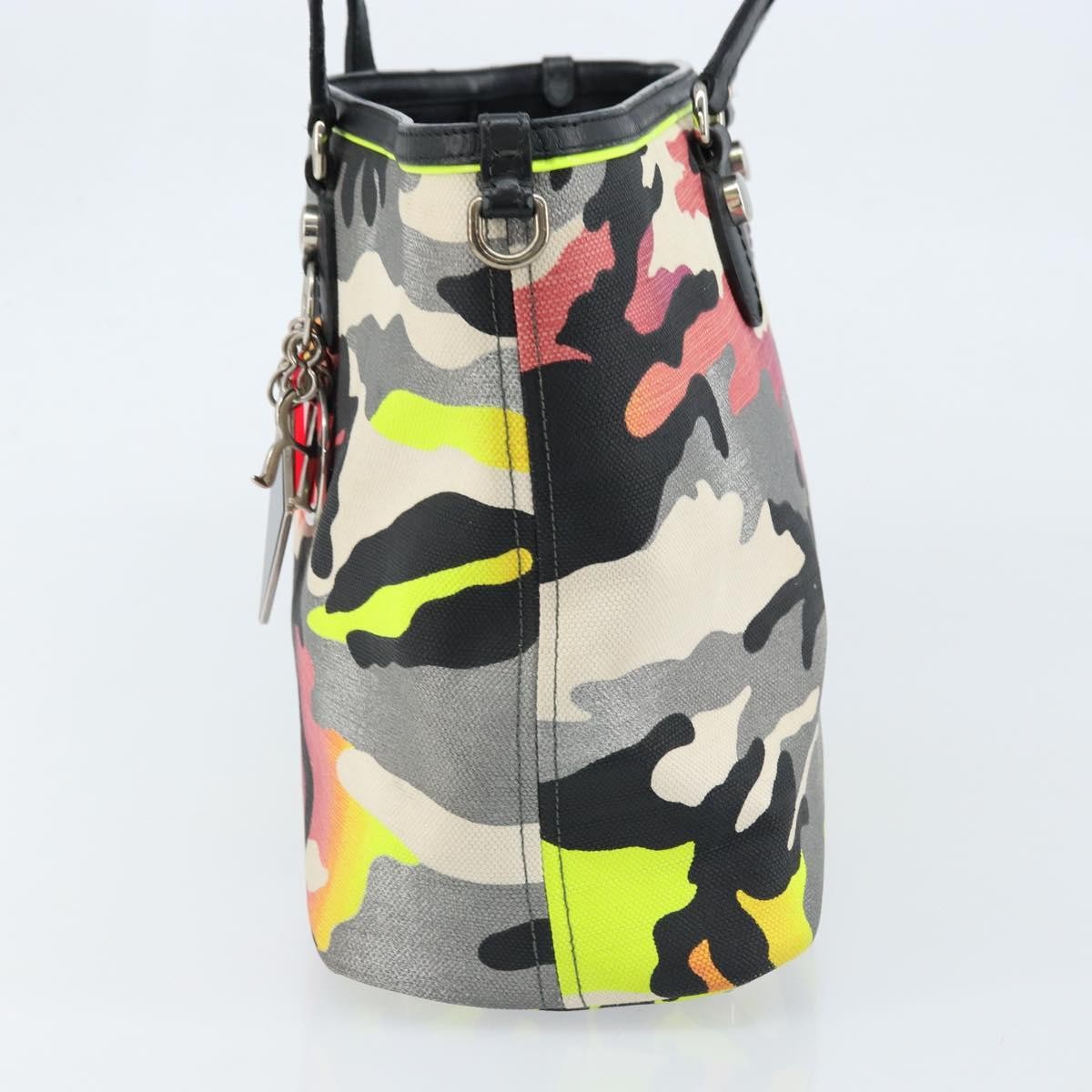 Christian Dior Open Limited Edition Anselm Reyle Camouflage Canvas, Multicolour, Canvas, Tote Bag