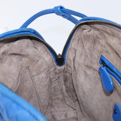 Bottega Veneta Nodini Intrecciato Nappa, Blue, Leather, Shoulder Bag