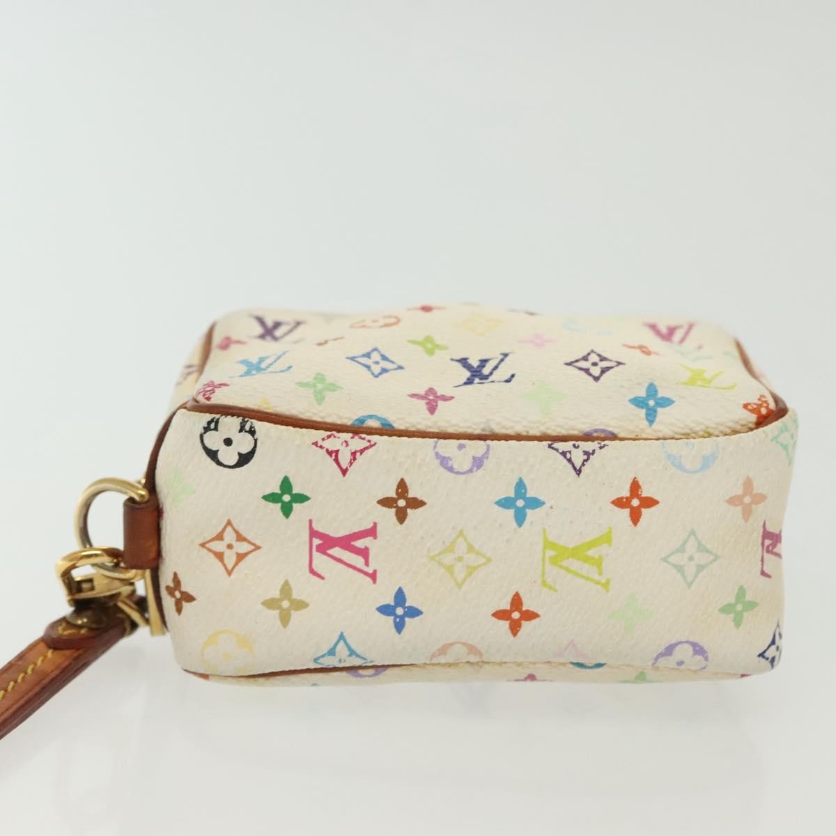 Louis Vuitton Wapity Trousse Monogram Multicolor, White, Canvas, Clutch