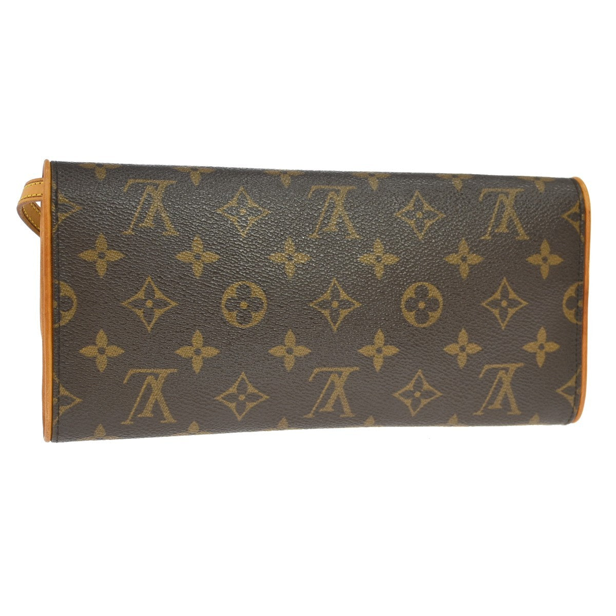 Louis Vuitton Twin Monogram Canvas, Brown, Canvas, Clutch
