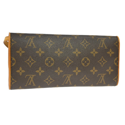 Louis Vuitton Twin Monogram Canvas, Brown, Canvas, Clutch