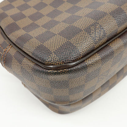 Louis Vuitton Reporter Damier, Brown, Canvas, Shoulder Bag