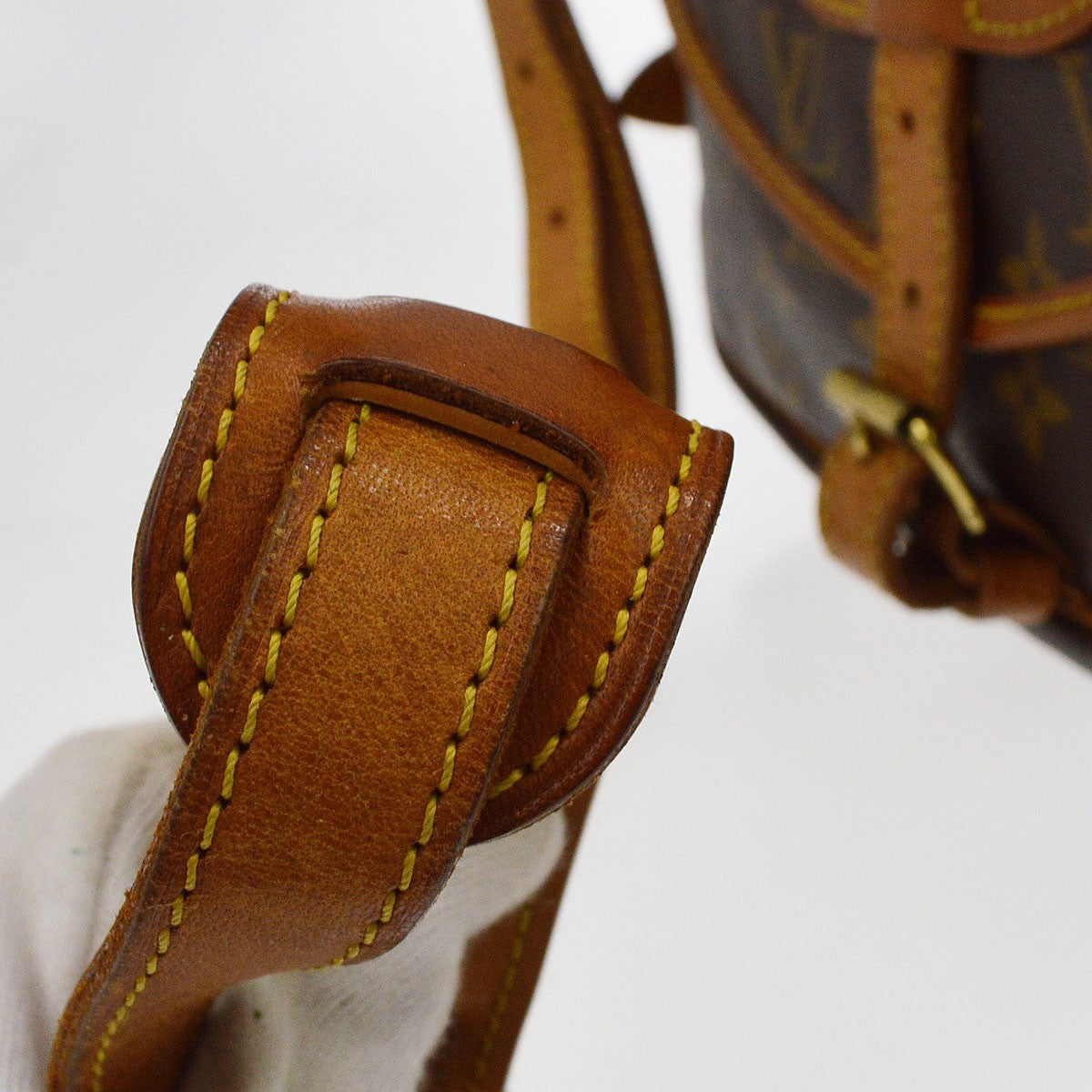 Louis Vuitton Saumur Monogram Canvas, Brown, Canvas, Shoulder Bag