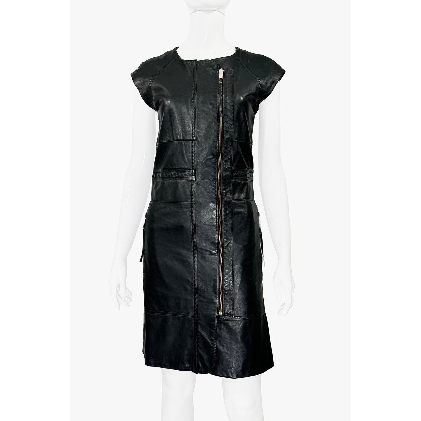 MARC JACBOS Lambskin Leather Dress