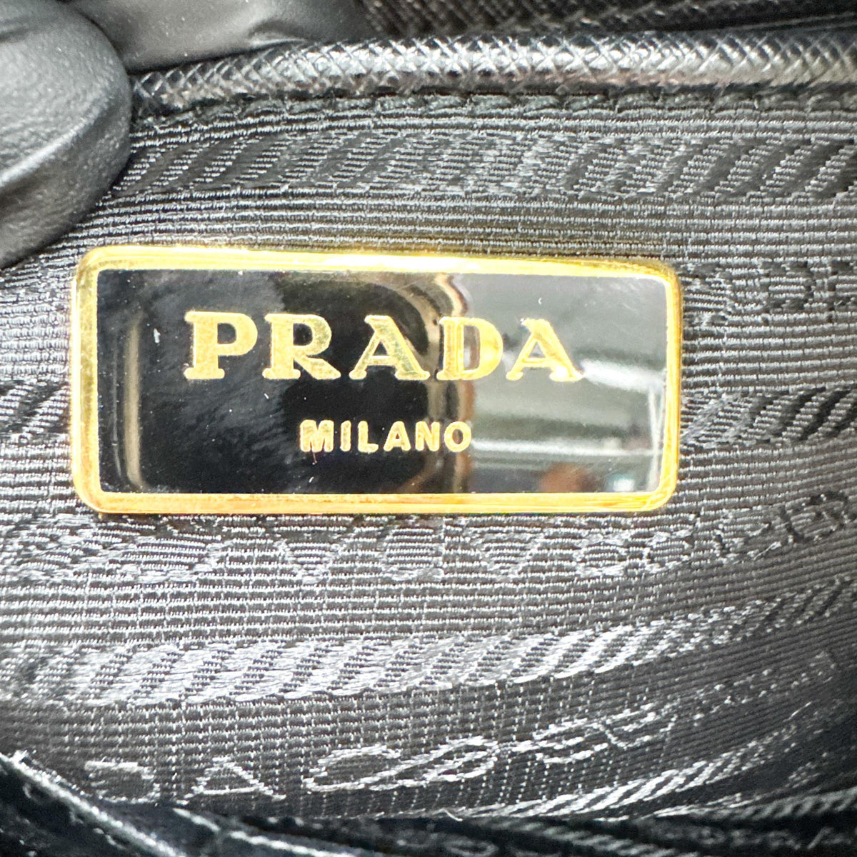 Prada Galliera Saffiano Leather, Black, Leather, Handbag